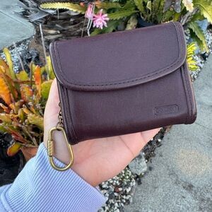 Mahogany Multifunction Purse 7219 Wallet